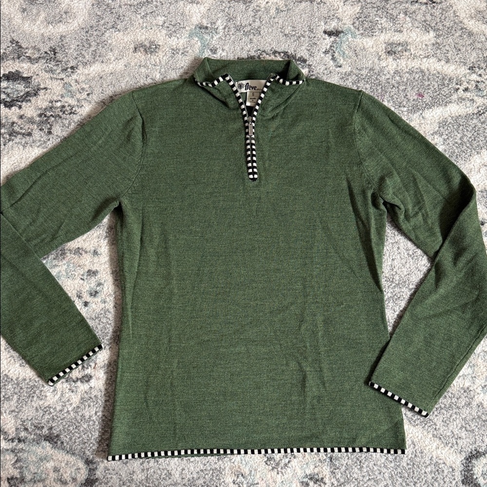 Neve Designs Wool 1/2 Zip Sweater